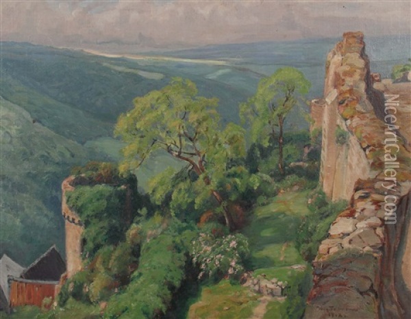 Hohenstaufen Oil Painting - Wilhelm Feldmann