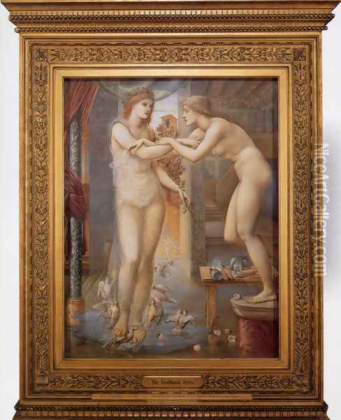Pygmalion And The Image: III The Godhead Fires Oil Painting - Sir Edward Coley Burne-Jones