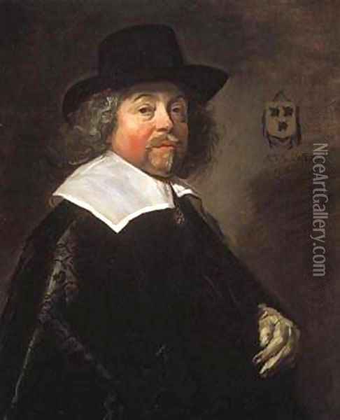 Portrait of Joseph Coymans 1644 Oil Painting - Frans Hals