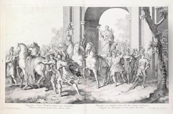 The Triumph Of Alexander In Babylon Oil Painting - Gerard de Lairesse