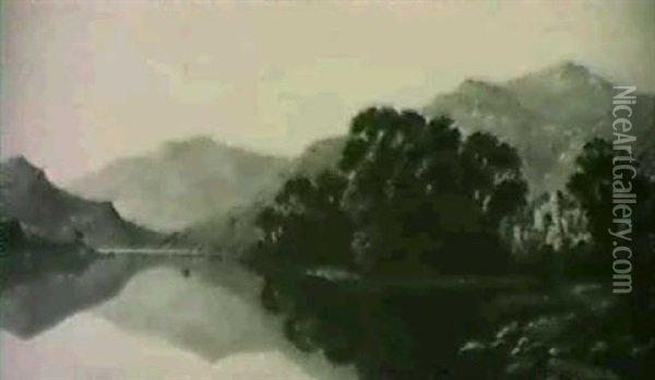 Lac En Grande-bretagne Oil Painting - Sidney Richard Percy
