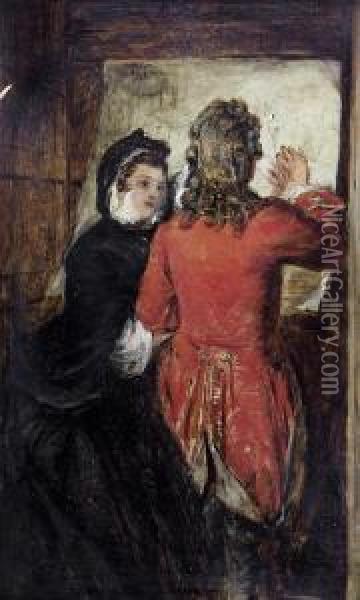 Uncle Toby And The Widow Wadman Oil Painting - William Powell Frith