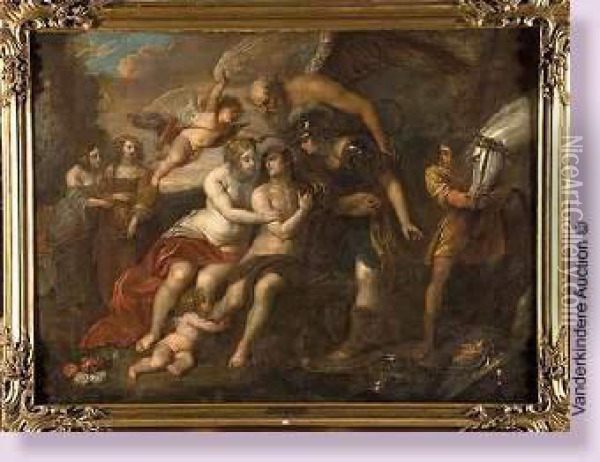 Persee Entre Le Vice Et La Vertu Oil Painting - Sir Anthony Van Dyck