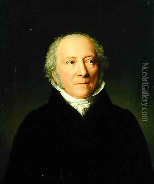 Portrait of Leonhard Wachter Oil Painting - Friedrich Carl Groger