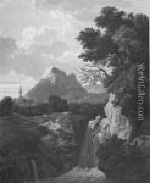 Landschaften Und Genre Oil Painting - Wilhelm Alexander W. Von Kobell