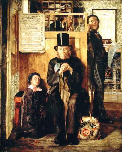 Waiting for Legal Advice, 1857 Oil Painting - James Campbell
