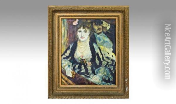 The Theatre Box Oil Painting - Pierre Auguste Renoir