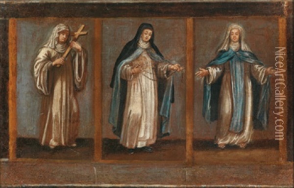 Italienische Nonne Des 18. Jahrhunderts (+ 9 Others; 10 Works) Oil Painting - Alessandro Piazza