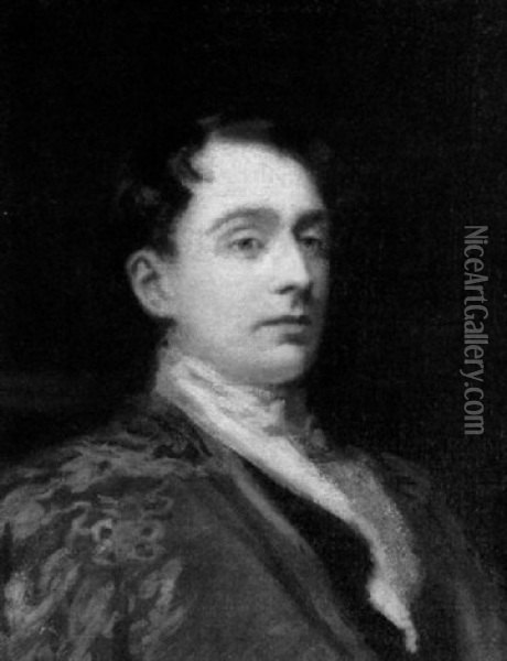 Portrait Of Courtlandt Palmer Oil Painting - Frederick William MacMonnies