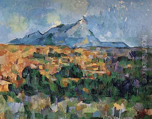 Mont Sainte Victoire5 Oil Painting - Paul Cezanne