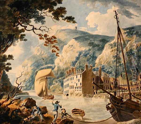 Avon Gorge and Bristol Hotwell Oil Painting - Joseph Mallord William Turner