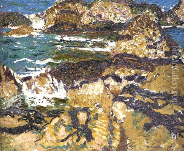 Rock Channels Oil Painting - Paul Dougherty