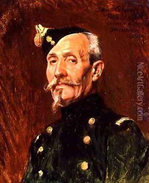 Coronel Felix Oil Painting - Jean-Louis-Ernest Meissonier