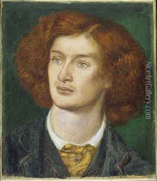 Algernon Charles Swinburne Oil Painting - Dante Gabriel Rossetti