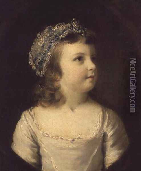 Portrait of Lady Mary Somerset 1756-1831 1761 Oil Painting - Sir Joshua Reynolds