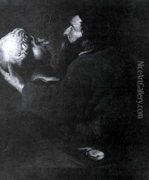 A Sense Of Touch Oil Painting - Jusepe de Ribera