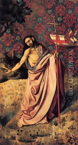 Christ of Noli me Tangere, reverse of Jeremy Oil Painting - Barthelemy d' Eyck