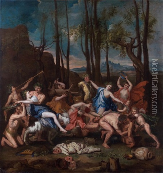 Le Triomphe De Pan Oil Painting - Nicolas Poussin