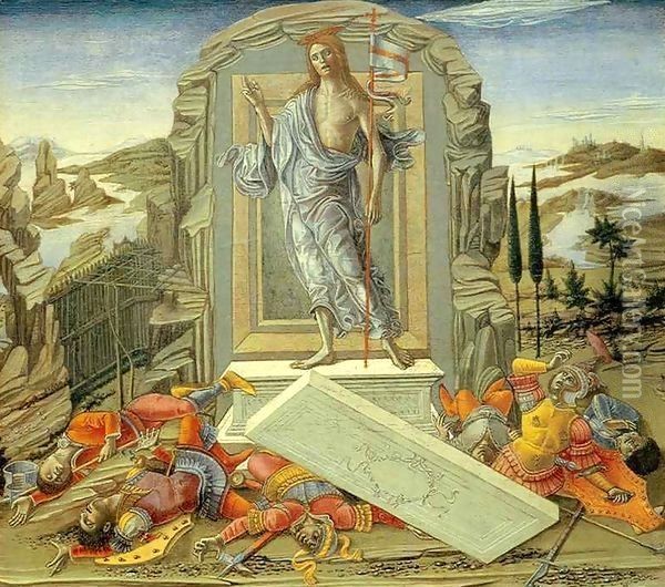 Resurrection Oil Painting - Benvenuto Di Giovanni Guasta