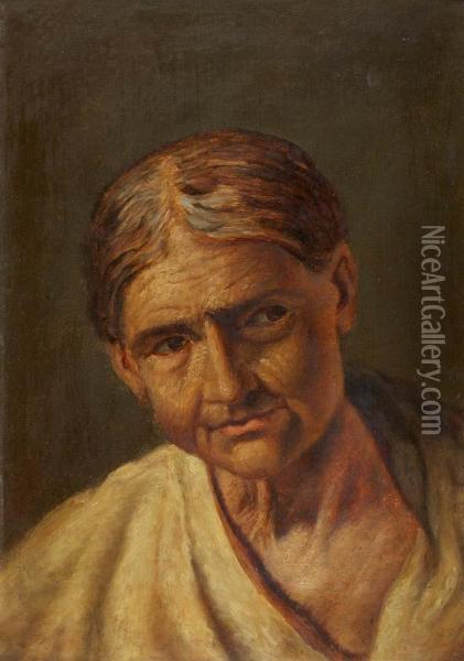 Retrato De Mulher Oil Painting - Antonio Jose Patricio