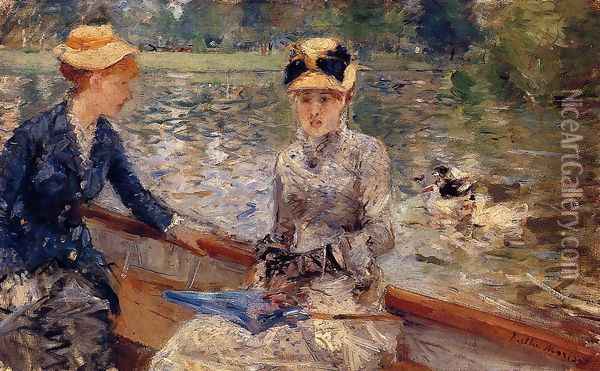 A Summer`s Day 1879 Oil Painting - Berthe Morisot