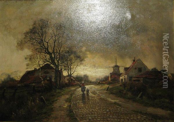 Het Onweer Oil Painting - Ferdinand De Prins