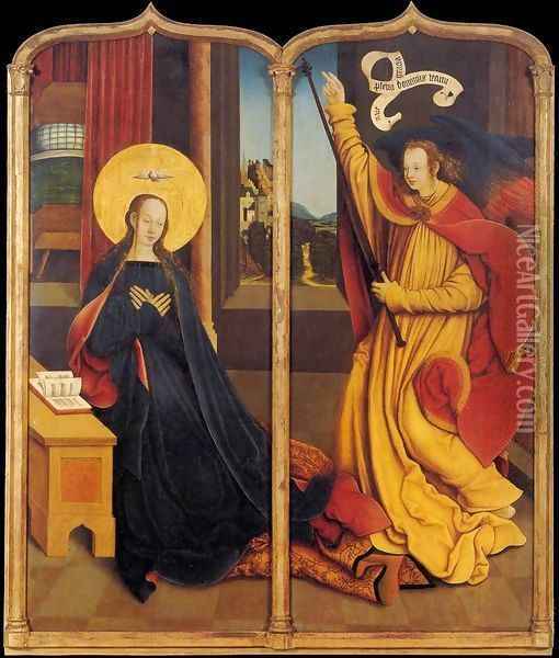 The Annunciation Oil Painting - Bernhard Strigel