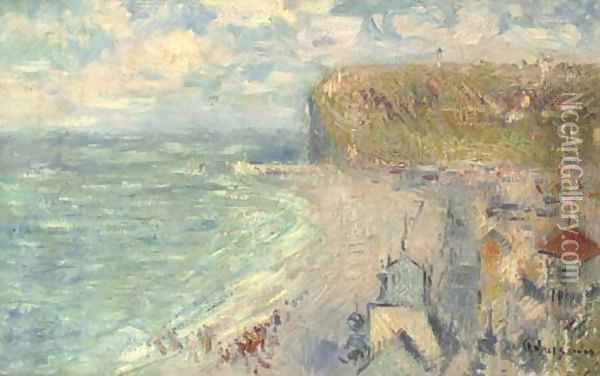 La plage de Fecamp Oil Painting - Gustave Loiseau