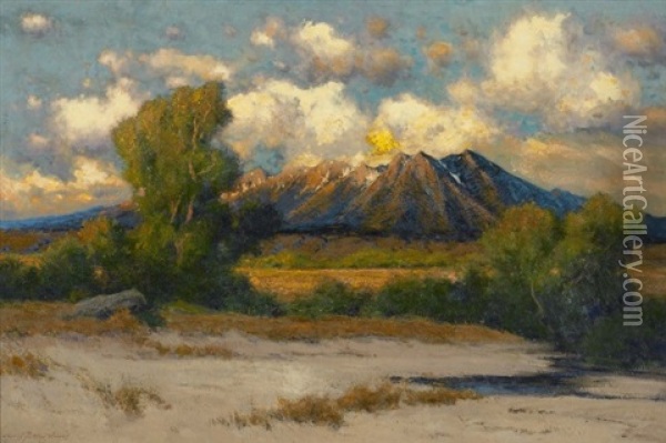 Scene In Utah Oil Painting - Charles Partridge Adams