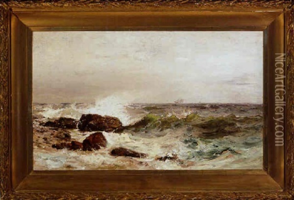 September Storm Oil Painting - Mauritz Frederick Hendrick de Haas
