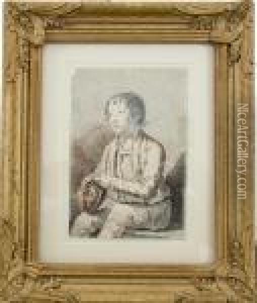 Portrait Of Edward Richard Gardiner Oil Painting - Thomas Barker of Bath
