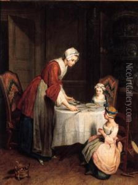 Le Beeicite Oil Painting - Jean-Baptiste-Simeon Chardin