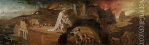 Christus Im Limbus Oil Painting - Hieronymus Bosch