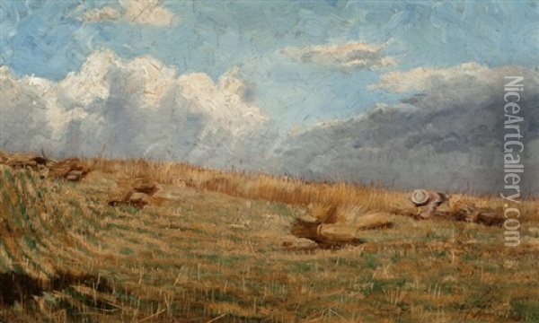 Open Meadow, 1883 Oil Painting - William Anderson Coffin