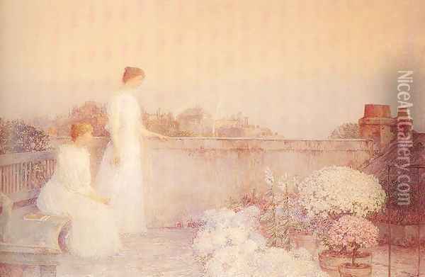 Twilight 1888 Oil Painting - Childe Hassam