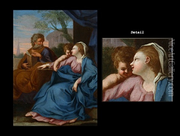 Alttestamentarische Szene Oil Painting - Bartolomeo Schedoni