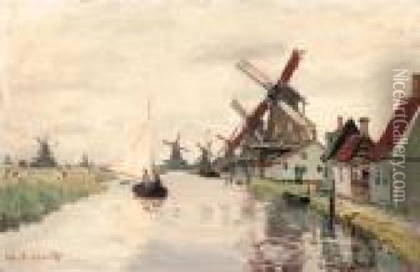 Moulin En Hollande Oil Painting - Claude Oscar Monet