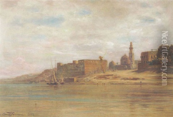 Esne Am Nil (oberagypten) Oil Painting - Ernest Karl Eugen Koerner