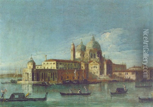 Blick Uber Den Canal Grande Auf Die Salutekirche Und Die Punta Della Dogna In Venedig Oil Painting -  Master of the Langmatt Foundation Views
