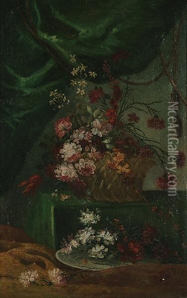 Still Lifes Of Flowers Oil Painting - Elisabetta Marchioni Active Rovigo