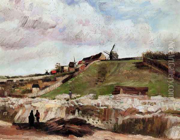 Montmartre: the Quarry and Windmills Oil Painting - Vincent Van Gogh