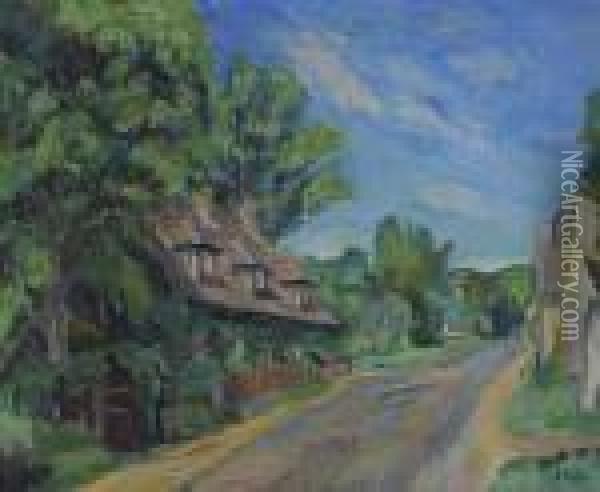 Route De Village Oil Painting - Henri Epstein