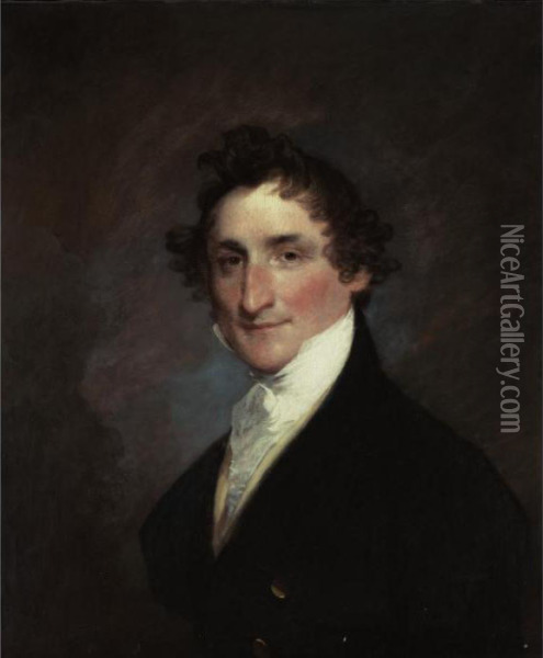 Captain James T. Gerry Oil Painting - Gilbert Stuart