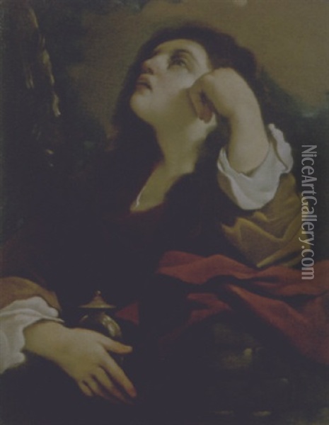 Maddalena Oil Painting -  Guercino