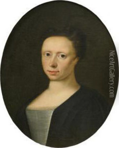 Portrait Of A Woman Oil Painting - Gerard Jan Palthe