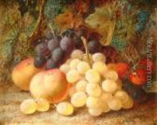 Still Life Of Fruit Oil Painting - Vincent Clare