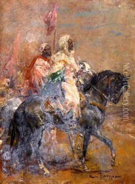 Cavaliers Arabes Oil Painting - Henri Emilien Rousseau