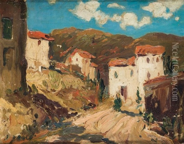 Paisaje Rural Oil Painting - Joaquin Mir Trinxet
