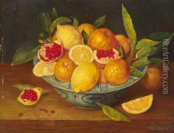 Stillleben Mit Fruchten Oil Painting - Jacob van Hulsdonck