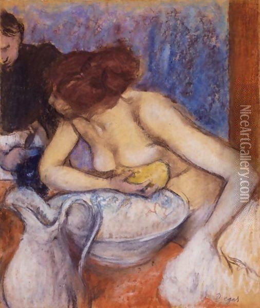 La Toilette 2 Oil Painting - Edgar Degas